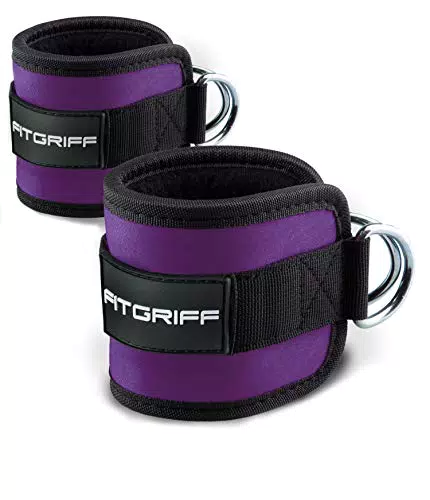 Fitgriff Fußschlaufen V1 - für Fitness Training am Kabelzug - Ankle Straps für Frauen und Männer