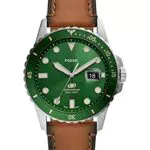 Fossil Herren Quarz 3 Zeiger Uhr mit Armband FOSSIL BLUE FS5946