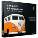 FRANZIS 55134 - VW Bulli T1 Adventskalender, Metall Modellbausatz im Maßstab 1:43