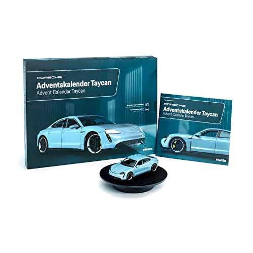 FRANZIS 67203 - Porsche Taycan Adventskalender frozen blue