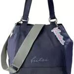 Fritzi aus Preussen Damen Joy01 Vintage Mix Blue Shopper