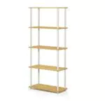 Furinno Turn-N-Tube 5-stufiges Mehrzweck-Regal, Bücherregal