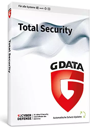 G DATA Total Security, 3 Geräte - 1 Jahr, Leerbox mit Registrierungskey - ohne Notfall-DVD