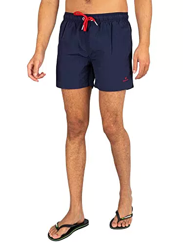 GANT Classic Fit Badeshorts - Marine - L
