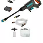 Gardena 14800-31 Akku-Mitteldruckreinger AquaClean 24/18V P4A Premium Set Black One Size