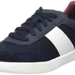 Geox U Rieti Sneaker, Navy Dk Red