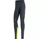 GORE WEAR Herren Lauf-Tights, R5, GORE-TEX INFINIUM Schwarz/Neon-Gelb