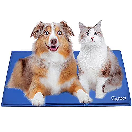 GoStock Kühlmatte für Hunde, Kühlmatte für Haustiere Ungiftiges Gel-Selbstkühlende Matte für Hunde und Katzen
