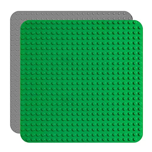 Große Bauplatte Kompatibel mit Lego Duplo Platten, 38.3 * 38.3cm Bauplatte für Kreatives Vorschulspielzeug