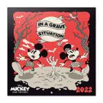 Grupo Erik Disney Mickey Mouse Kalender 2022 Wandkalender 2022 Groß für 12 Monate mit Geschenk Poster