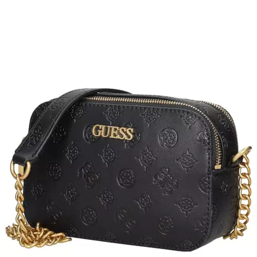 GUESS GEVA CROSSBODY CAMERA, schwarz, Gr. N