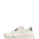 GUESS Herren MASSA CARRYOVER Sneaker, Weißsilber