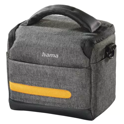 Hama Kameratasche „Terra“ aus Recycling-Polyester grau