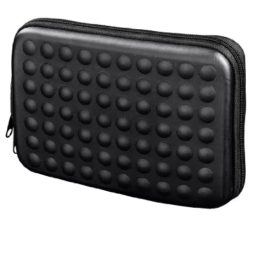 Hama Navi-Tasche Dots, 7 Zoll, Schwarz