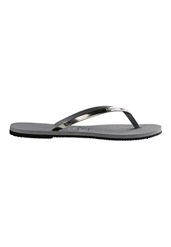 Havaianas Damen You Metallic Flip flops, Stahlgrau