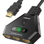 HDMI Verteiler HDMI Switch 4K, UHD HDR Automatische HDMI Splitter 3 in 1 Out