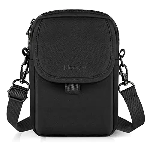 Heelay Herren Schultertasche, Handy Umhängetasche Herren Schultertasche Klein Wasserdicht Reißverschluss Crossbody Daypack Damen Umhängetasche für Reise Wandern Radfahren Outdoor