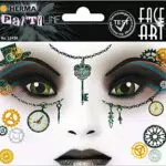 HERMA 15438 Face Art Sticker - Steampunk Amelia, dermatologisch getestet
