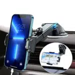 Hocerlu Handyhalterung Auto - Ultra Stabil KFZ Handy Halterung Saugnapf für Armaturenbrett & Windschutzscheibe