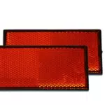 HP-Autozubehör 10214 Reflektor Orange eckig Set 2 Stück