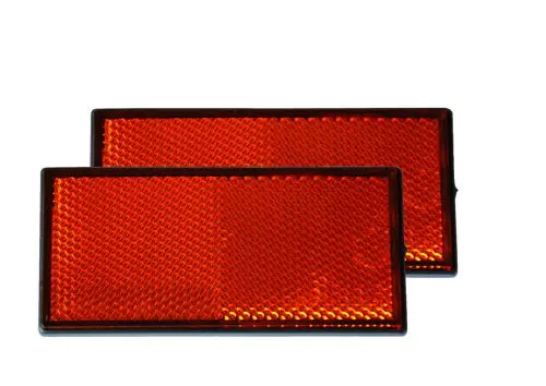 HP-Autozubehör 10214 Reflektor Orange eckig Set 2 Stück