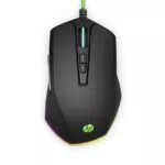 HP Pavilion USB Gaming Maus 200 schwarz / Grün, 125 x 75 x 40.5 mm