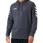 hummel Herren Hmlgo hættetrøje med lynlås bomuld Sweatshirt
