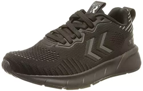HUMMEL Unisex Reach TR Flex Indoor Court Shoe, Black/Black