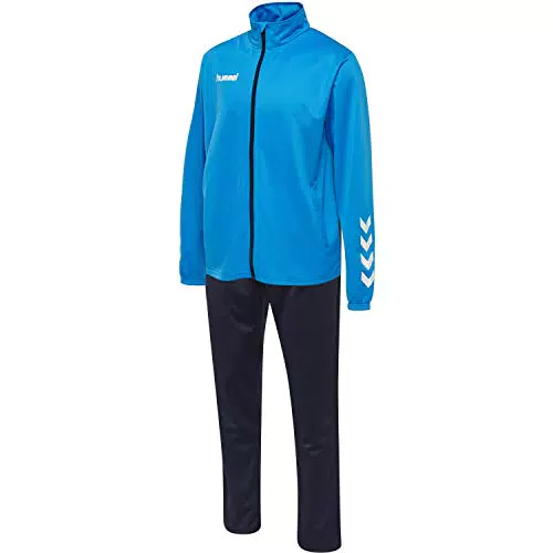 HUMMEL Unisex-Youth hmlPROMO Kids Poly Suit Track, Diva Blue/Marine