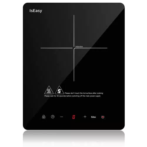 Induktionskochplatte, IsEasy Induktionskochfeld 1 Platte 2100W