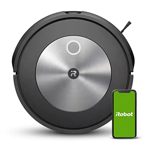 iRobot Roomba j7 WLAN-fähiger Saugroboter mit Kartierung und mit Zwei Gummibürsten für alle Böden - Objekterkennung und -vermeidung - Lernt