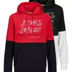 JACK & JONES Herren Hoodie Kapuzenpullover JJMARCO 2er Pack - Regular Fit