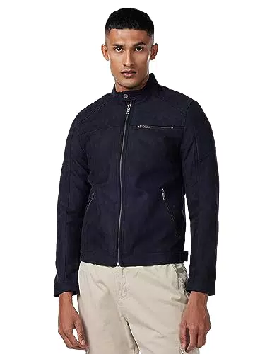 JACK & JONES Herren JJEROCKY Jacket NOOS 12147218, Jet Black/Fake Suede
