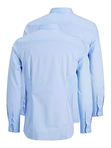 Jack & Jones Herren JPRBLAPARMA Shirt L/S 2-Pack NOOS Hemd