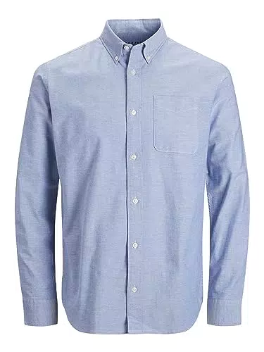 JACK & JONES Herren Jprblubrook Oxford Shirt L/S Noos Hemd