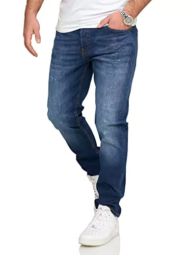 JACK & JONES Infinity Herren Jeans Mike ARIS Tapered Fit Denim Herrenhose