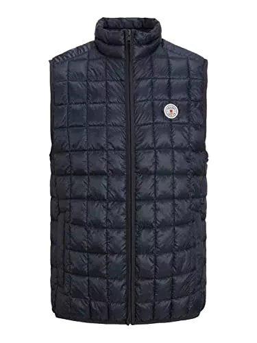 JACK & JONES Men's JPRCCFROST Light Vest Weste, Dark Navy