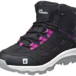 Jack Wolfskin Unisex Kinder Vojo Texapore Mid K, Phantom / Pink