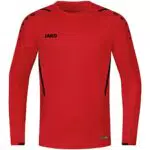 JAKO Unisex Kinder 8821 Sweat Challenge, Rot/Schwarz