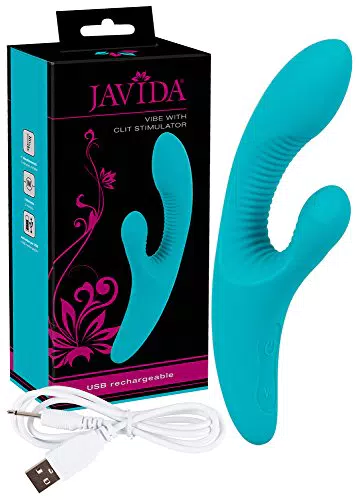 JAVIDA Vibe with clit stimulat, grün