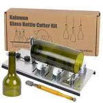 Kalawen Flaschenschneider 5 Verstellbares Rad Glasschneider für Flaschen Set Edelstahl Bottle Cutter DIY-Werkzeug zum Schneiden von runden Flaschen und Flaschenhals