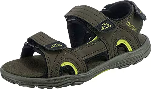 Kappa Unisex Kinder early i k Sandale, Army Lime