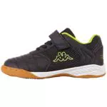 Kappa Unisex Kinder kappa indoor football trainers, Schwarz