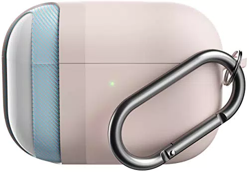 KeyBudz AirPods Pro Hülle mit Schlüsselanhänger Hybrid Shell Serie Kompatibel mit AirPod Pro Case Cover