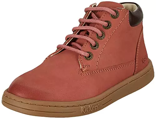 Kickers Jungen Unisex Kinder Tackland Oxford-Schuh, Hellrosa