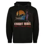 Knight Rider Herren Kapuzenpullover, Schwarz, S
