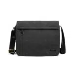 KONO Messenger Bag Canvas Laptop Umhängetasche für 13 Zoll Wasserdichte Schultasche