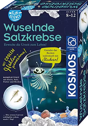 KOSMOS 654160 Fun Science - Wuselnde Salzkrebse, Erwecke die Urzeit zum Leben