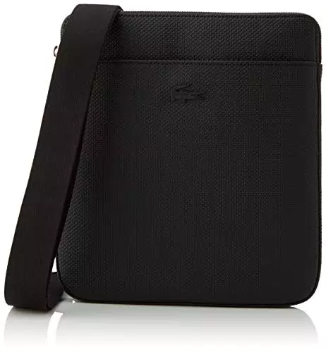 Lacoste Chantaco, Herren Schultertasche, Schwarz, 2x27x24 cm