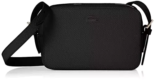 Lacoste Damen Nf3879kl kleine Umhängetasche, Schwarz